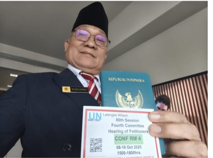 Wilson Lalengke Hadiri Konferensi Internasional Terkait Sahara Maroko di Markas Besar PBB